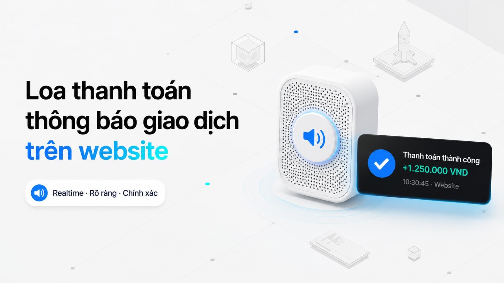 Giao diện Loa Thanh Toán của ApiPay